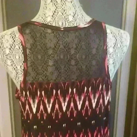 Muse ethnic print Tank Dress sz 12 - Picture 4 of 4